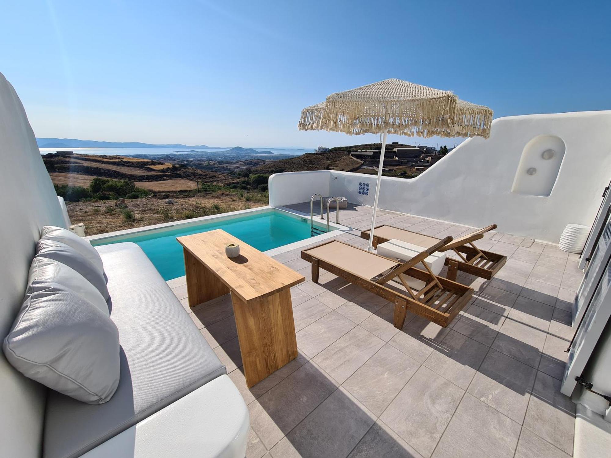 Ariadne'S Crown Luxury Suites With Private Pool Vívlos 외부 사진